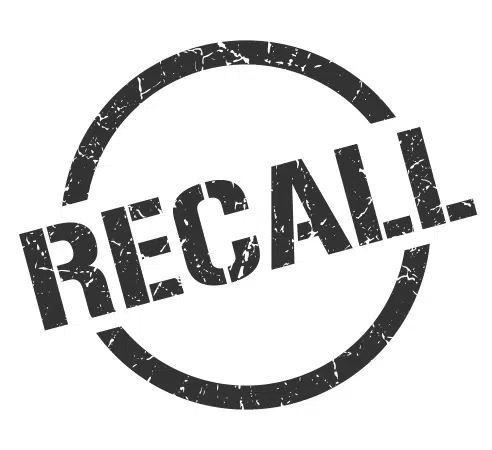 Recall Logo in Circle